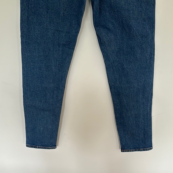 Levi’s Wedgie Skinny Blue Distressed Ankle Jeans - Picture 9 of 11